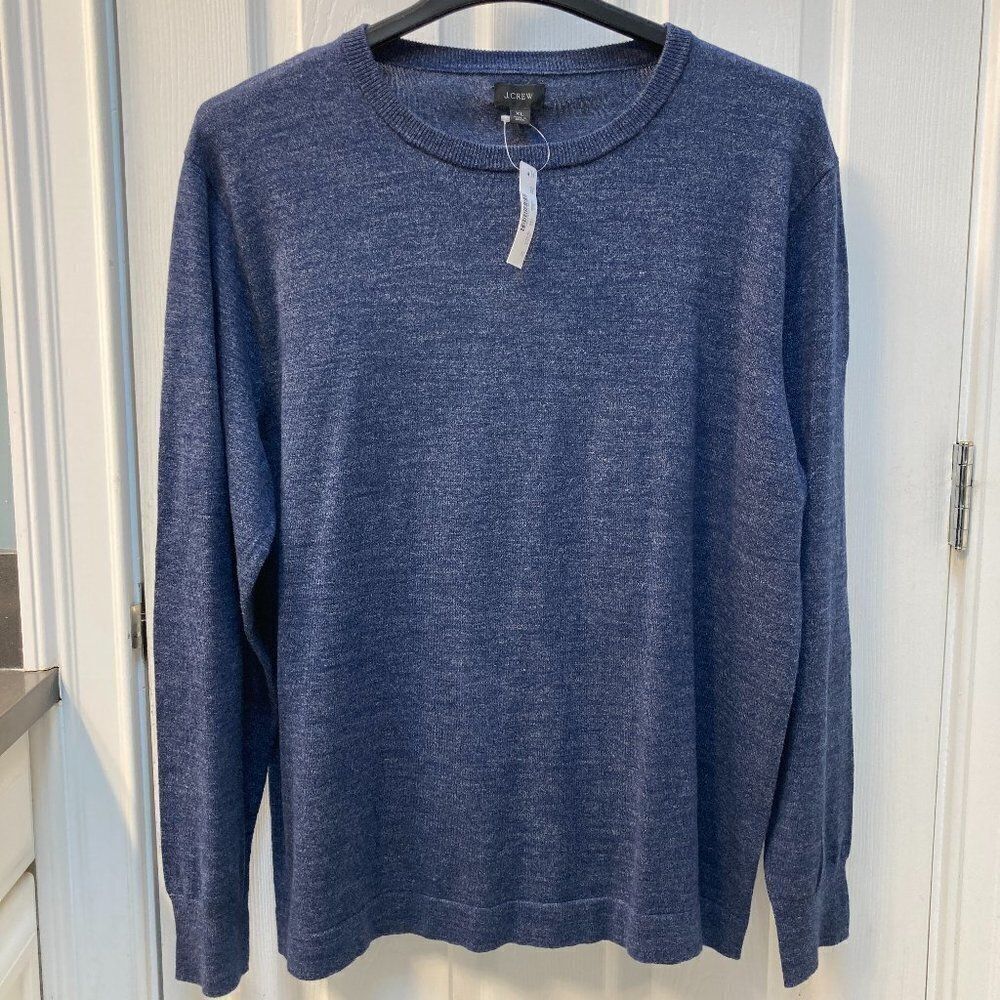 NWT J. Crew Cotton Crewneck Sweater Size XL